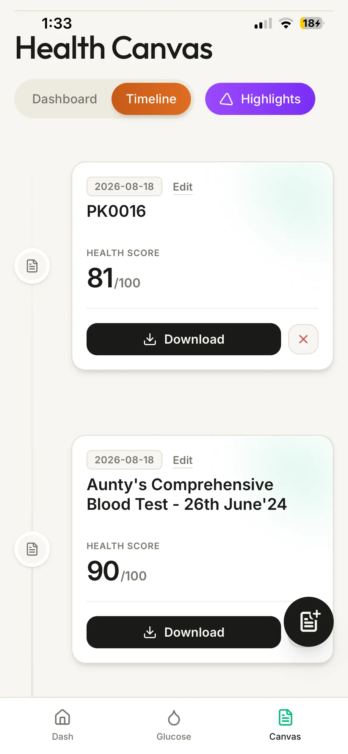 Health Canvas Screenshot 3